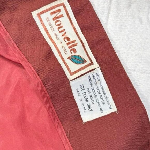 Vintage Nouvelle Rust Hooded Winter Coat – Women's M - Picture 6 of 8